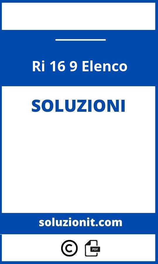 Risoluzioni 16 9 Elenco