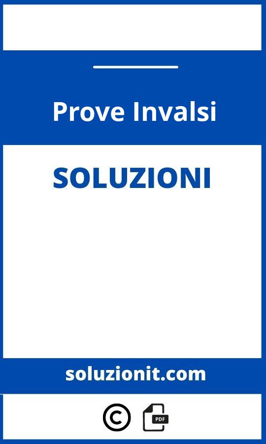 Soluzioni Prove Invalsi Italiano